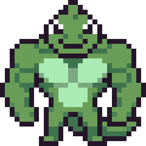 Liftiguana, the GymPets starter pet, fully evolved